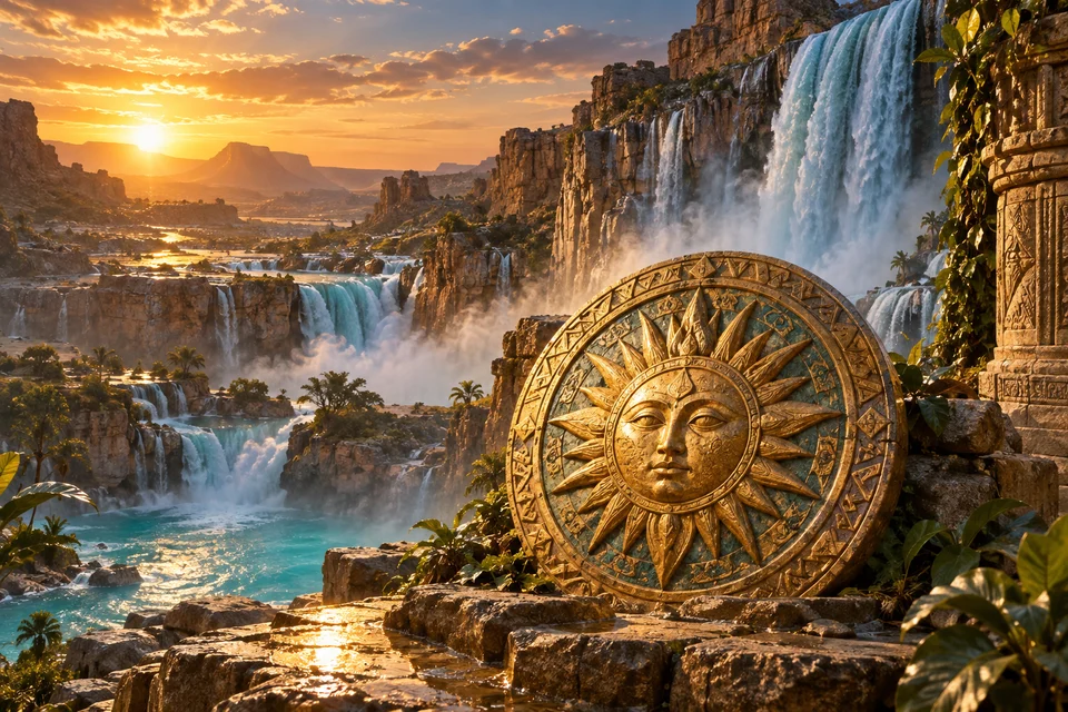 Cascada Dorada game artwork